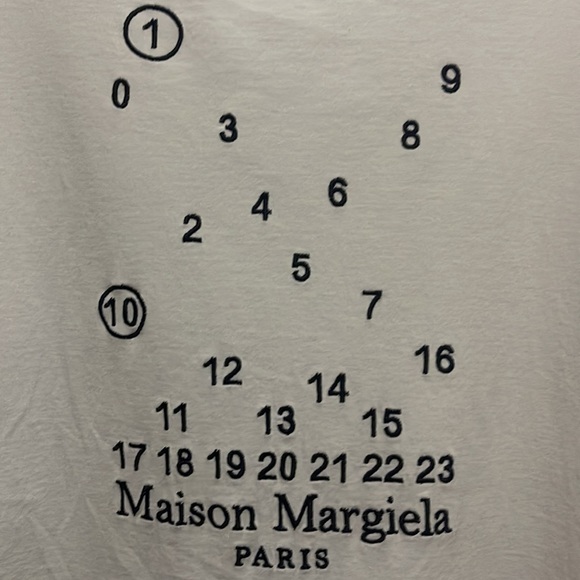 Maison Margiela: Scattered Logo Tee - Picture 3 of 6